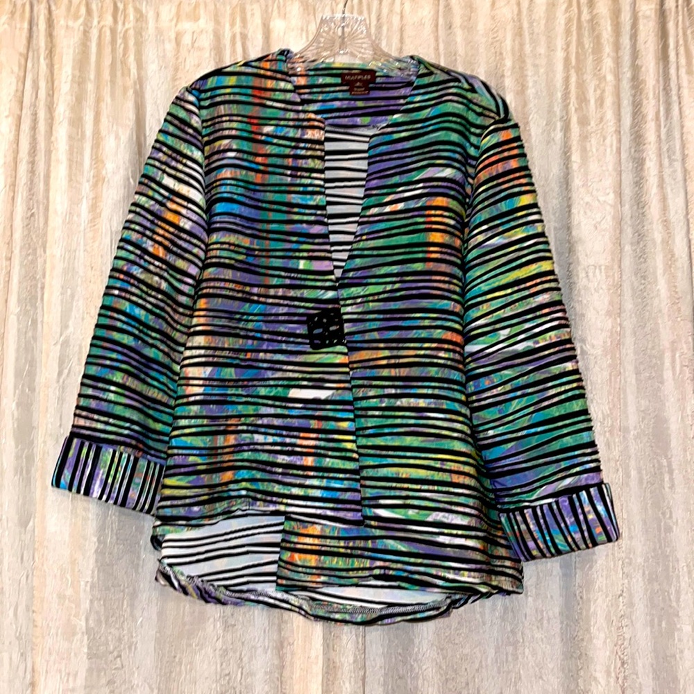 Multiples Colorful Blazer Sz L